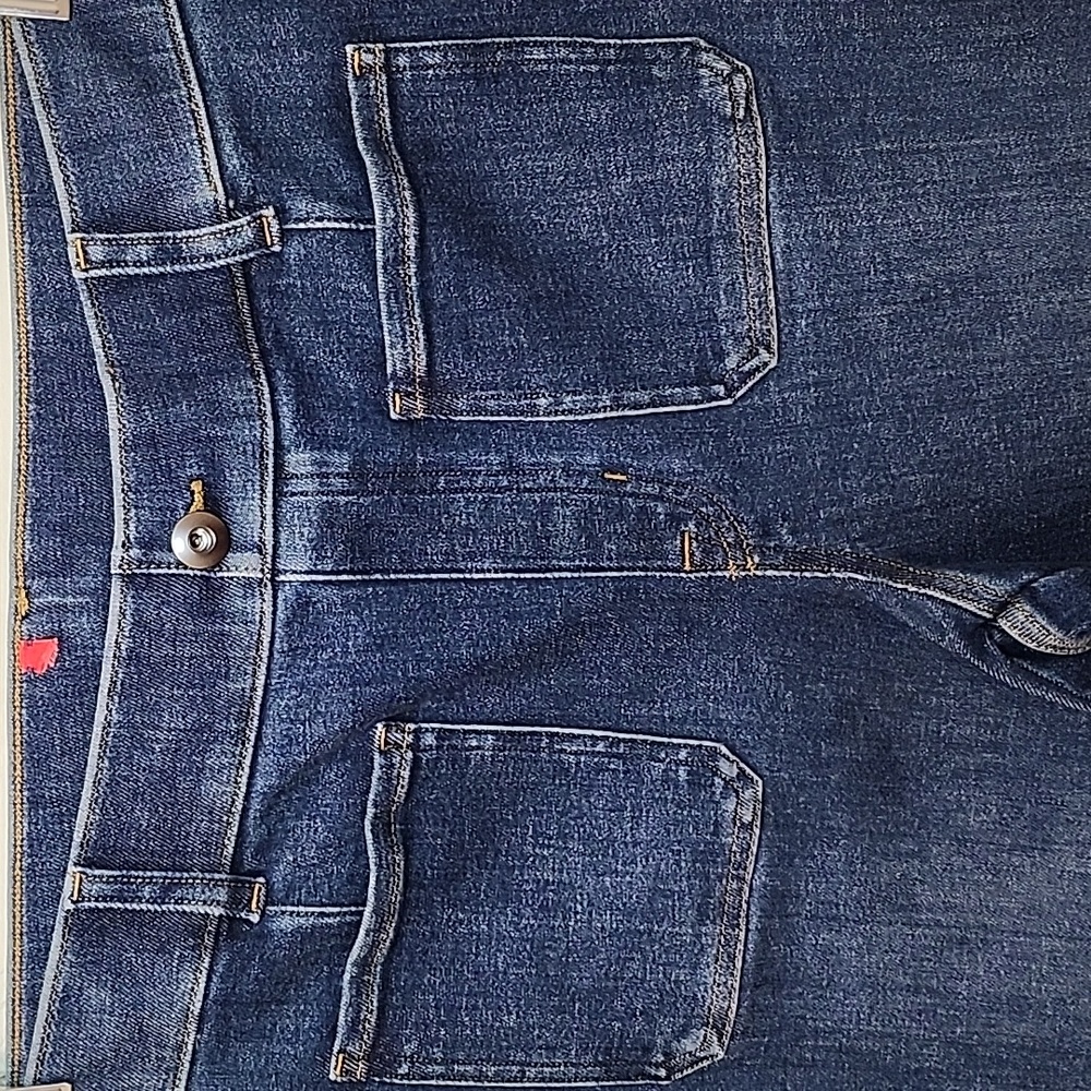 SPANX shape EveryWear Flare Jeans pull-on style with patch pockets Size XL - Picture 11 of 16